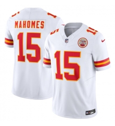 Youth Kansas City Chiefs 15 Patrick Mahomes White 2023 F U S E Vapor Untouchable Limited Stitched Jersey Youth Kansas City Chiefs 15 Patrick Mahomes White 2023 F U S E Vapor Untouchable Limited Stitched Jersey