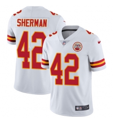 Youth Nike Chiefs 42 Anthony Sherman White Stitched NFL Vapor Untouchable Limited Jersey Youth Nike Chiefs 42 Anthony Sherman White Stitched NFL Vapor Untouchable Limited Jersey