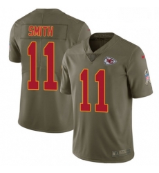 Youth Nike Kansas City Chiefs 11 Alex Smith Limited Olive 2017 Salute to Service NFL Jersey Youth Nike Kansas City Chiefs 11 Alex Smith Limited Olive 2017 Salute to Service NFL Jersey