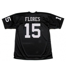 Las Vegas Raiders 15 Tom Flores Black Limited Jersey Las Vegas Raiders 15 Tom Flores Black Limited Jersey