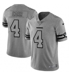 Las Vegas Raiders 4 Derek Carr Men Nike Gray Gridiron II Vapor Untouchable Limited NFL Jersey Las Vegas Raiders 4 Derek Carr Men Nike Gray Gridiron II Vapor Untouchable Limited NFL Jersey
