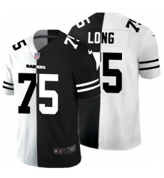 Las Vegas Raiders 75 Howie Long Men Black V White Peace Split Nike Vapor Untouchable Limited NFL Jersey Las Vegas Raiders 75 Howie Long Men Black V White Peace Split Nike Vapor Untouchable Limited NFL Jersey