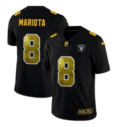 Las Vegas Raiders 8 Marcus Mariota Men Black Nike Golden Sequin Vapor Limited NFL Jersey Las Vegas Raiders 8 Marcus Mariota Men Black Nike Golden Sequin Vapor Limited NFL Jersey