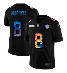 Las Vegas Raiders 8 Marcus Mariota Men Nike Multi Color Black 2020 NFL Crucial Catch Vapor Untouchable Limited Jersey Las Vegas Raiders 8 Marcus Mariota Men Nike Multi Color Black 2020 NFL Crucial Catch Vapor Untouchable Limited Jersey