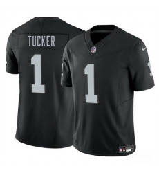 Men Las Vegas Raiders 1 Tre Tucker Black 2025 F U S E Vapor Stitched Football Jersey Men Las Vegas Raiders 1 Tre Tucker Black 2025 F U S E Vapor Stitched Football Jersey