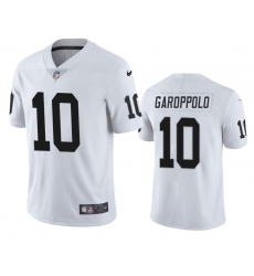 Men Las Vegas Raiders 10 Jimmy Garoppolo White Vapor Untouchable Stitched Football Jersey Men Las Vegas Raiders 10 Jimmy Garoppolo White Vapor Untouchable Stitched Football Jersey