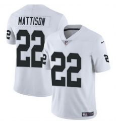Men Las Vegas Raiders 22 Alexander Mattison White 2024 Vapor Stitched Football Jersey Men Las Vegas Raiders 22 Alexander Mattison White 2024 Vapor Stitched Football Jersey