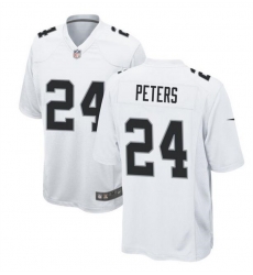 Men Las Vegas Raiders 24 Marcus Peters White Stitched Football Game Jersey Men Las Vegas Raiders 24 Marcus Peters White Stitched Football Game Jersey