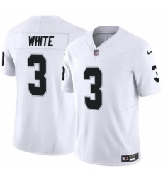 Men Las Vegas Raiders 3 Zamir White White F U S E Vapor Stitched Football Jersey Men Las Vegas Raiders 3 Zamir White White F U S E Vapor Stitched Football Jersey
