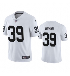 Men Las Vegas Raiders 39 Nate Hobbs White Vapor Limited Jersey Men Las Vegas Raiders 39 Nate Hobbs White Vapor Limited Jersey