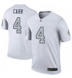 Men Las Vegas Raiders 4 Derek Carr White Legend Limited Jersey Men Las Vegas Raiders 4 Derek Carr White Legend Limited Jersey