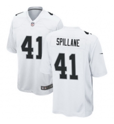 Men Las Vegas Raiders 41 Robert Spillane White 2023 Draft Vapor Limited Stitched Football Jersey Men Las Vegas Raiders 41 Robert Spillane White 2023 Draft Vapor Limited Stitched Football Jersey