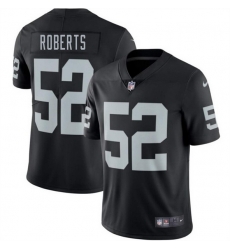 Men Las Vegas Raiders 52 Elandon Roberts Black 2025 Vapor Stitched Football Jersey Men Las Vegas Raiders 52 Elandon Roberts Black 2025 Vapor Stitched Football Jersey