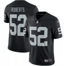 Men Las Vegas Raiders 52 Elandon Roberts Black 2025 Vapor Stitched Football Jersey