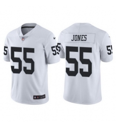 Men Las Vegas Raiders 55 Chandler Jones White Vapor Limited Stitched jersey Men Las Vegas Raiders 55 Chandler Jones White Vapor Limited Stitched jersey