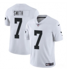 Men Las Vegas Raiders 7 Geno Smith White 2025 Vapor Stitched Football Jersey Men Las Vegas Raiders 7 Geno Smith White 2025 Vapor Stitched Football Jersey