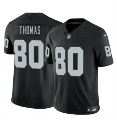 Men Las Vegas Raiders 80 Ian Thomas Black 2025 F U S E Vapor Stitched Football Jersey Men Las Vegas Raiders 80 Ian Thomas Black 2025 F U S E Vapor Stitched Football Jersey