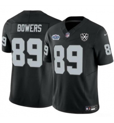 Men Las Vegas Raiders 89 Brock Bowers Black 2024 F U S E 65th Anniversary Patch Vapor Stitched Football Jersey Men Las Vegas Raiders 89 Brock Bowers Black 2024 F U S E 65th Anniversary Patch Vapor Stitched Football Jersey