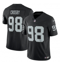 Men Las Vegas Raiders 98 Maxx Crosby Black 2023 F U S E Vapor Untouchable Stitched Football Jersey Men Las Vegas Raiders 98 Maxx Crosby Black 2023 F U S E Vapor Untouchable Stitched Football Jersey