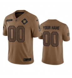 Men Las Vegas Raiders Active Player Custom 2023 Brown Salute To Service Limited Stitched Football Jersey Men Las Vegas Raiders Active Player Custom 2023 Brown Salute To Service Limited Stitched Football Jersey