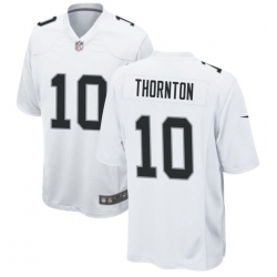 Men Los Vegas Raiders Dont'e Thornton Jr #10 White Stitched F U S E NFL Jersey