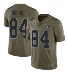 Mens Antonio Brown Limited Olive Jersey Oakland Raiders Football 84 Jersey 2017 Salute to Service Jersey Mens Antonio Brown Limited Olive Jersey Oakland Raiders Football 84 Jersey 2017 Salute to Service Jersey