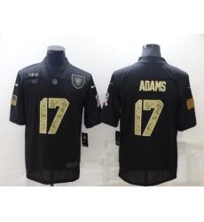 Men's Las Vegas Raiders #17 Davante Adams Black Camo Salute To Service Limited Stitched Jersey Men's Las Vegas Raiders #17 Davante Adams Black Camo Salute To Service Limited Stitched Jersey