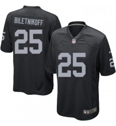 Mens Nike Oakland Raiders 25 Fred Biletnikoff Game Black Team Color NFL Jersey Mens Nike Oakland Raiders 25 Fred Biletnikoff Game Black Team Color NFL Jersey