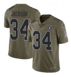 Mens Nike Oakland Raiders 34 Bo Jackson Limited Olive 2017 Salute to Service NFL Jersey Mens Nike Oakland Raiders 34 Bo Jackson Limited Olive 2017 Salute to Service NFL Jersey