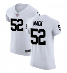 Mens Nike Oakland Raiders 52 Khalil Mack White Vapor Untouchable Elite Player NFL Jersey Mens Nike Oakland Raiders 52 Khalil Mack White Vapor Untouchable Elite Player NFL Jersey