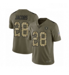 Mens Oakland Raiders 28 Josh Jacobs Limited Olive Camo 2017 Salute to Service Football Jersey Mens Oakland Raiders 28 Josh Jacobs Limited Olive Camo 2017 Salute to Service Football Jersey