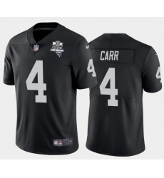 Men's Oakland Raiders Black #4 Derek Carr 2020 Inaugural Season Vapor Limited Stitched NFL Jersey Men's Oakland Raiders Black #4 Derek Carr 2020 Inaugural Season Vapor Limited Stitched NFL Jersey