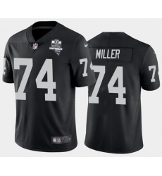 Men's Oakland Raiders Black #74 Kolton Miller 2020 Inaugural Season Vapor Limited Stitched NFL Jersey Men's Oakland Raiders Black #74 Kolton Miller 2020 Inaugural Season Vapor Limited Stitched NFL Jersey