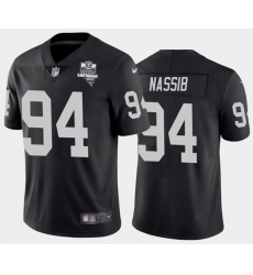 Men's Oakland Raiders Black #94 Carl Nassib 2020 Inaugural Season Vapor Limited Stitched NFL Jersey Men's Oakland Raiders Black #94 Carl Nassib 2020 Inaugural Season Vapor Limited Stitched NFL Jersey