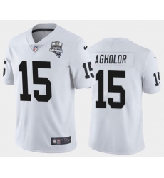 Men's Oakland Raiders White #15 Nelson Agholor 2020 Inaugural Season Vapor Limited Stitched NFL Jersey Men's Oakland Raiders White #15 Nelson Agholor 2020 Inaugural Season Vapor Limited Stitched NFL Jersey