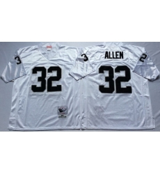 Mitchell And Ness Raiders #32 32 Marcus Allen White Throwback Stitched NFL Jersey Mitchell And Ness Raiders #32 32 Marcus Allen White Throwback Stitched NFL Jersey