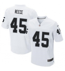 NEW Oakland Raiders #45 Marcel Reece White mens Stitched NFL Elite Jersey NEW Oakland Raiders #45 Marcel Reece White mens Stitched NFL Elite Jersey