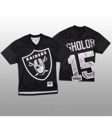 NFL Las Vegas Raiders 15 Nelson Agholor Black Men Mitchell 26 Nell Big Face Fashion Limited NFL Jersey NFL Las Vegas Raiders 15 Nelson Agholor Black Men Mitchell 26 Nell Big Face Fashion Limited NFL Jersey