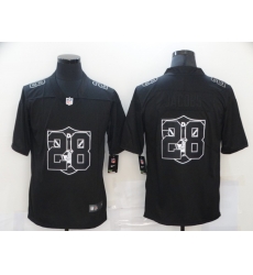 Nike Las Vegas Raiders 28 Josh Jacobs Black Shadow Logo Limited Jersey Nike Las Vegas Raiders 28 Josh Jacobs Black Shadow Logo Limited Jersey