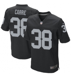 Nike NFL 38 Oakland Raiders T.J. Carrie Black Team Color Elite Mens Jersey Nike NFL 38 Oakland Raiders T.J. Carrie Black Team Color Elite Mens Jersey