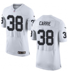 Nike NFL 38 Oakland Raiders T.J. Carrie White Team Color Elite Mens Jersey Nike NFL 38 Oakland Raiders T.J. Carrie White Team Color Elite Mens Jersey