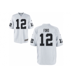 Nike Oakland Raiders 12 Jacoby Ford White Game NFL Jersey Nike Oakland Raiders 12 Jacoby Ford White Game NFL Jersey