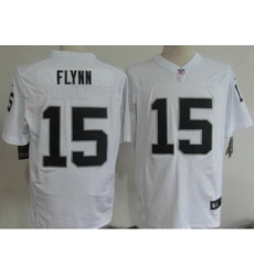 Nike Oakland Raiders 15 Matt Flynn White Elite NFL Jersey Nike Oakland Raiders 15 Matt Flynn White Elite NFL Jersey