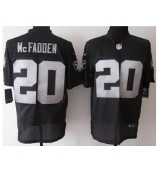 Nike Oakland Raiders 20 Darren McFadden Black Elite Logo Sleeves NFL Jersey Nike Oakland Raiders 20 Darren McFadden Black Elite Logo Sleeves NFL Jersey