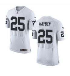 Nike Oakland Raiders #25 D J Hayden White Men 27s Stitched NFL New Elite Jersey Nike Oakland Raiders #25 D J Hayden White Men 27s Stitched NFL New Elite Jersey