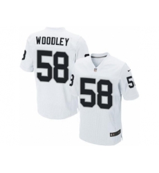 Nike Oakland Raiders 58 LaMarr Woodley White Elite NFL Jersey Nike Oakland Raiders 58 LaMarr Woodley White Elite NFL Jersey