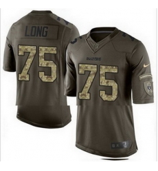 Nike Oakland Raiders #75 Howie Long Green Mens Stitched NFL Limited Salute to Service Jersey Nike Oakland Raiders #75 Howie Long Green Mens Stitched NFL Limited Salute to Service Jersey