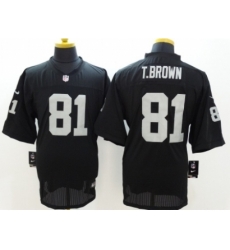 Nike Oakland Raiders 81 Tim Brown black Elite NFL Jersey Nike Oakland Raiders 81 Tim Brown black Elite NFL Jersey