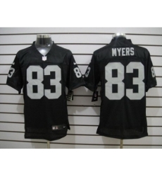 Nike Oakland Raiders 83 Brandon Myers Black Elite NFL Jersey Nike Oakland Raiders 83 Brandon Myers Black Elite NFL Jersey
