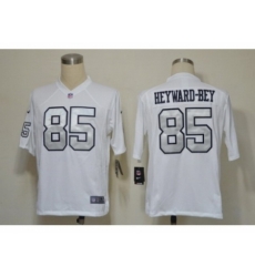 Nike Oakland Raiders 85 Darrius Heyward-Bey White Game Silver number NFL Jersey Nike Oakland Raiders 85 Darrius Heyward-Bey White Game Silver number NFL Jersey